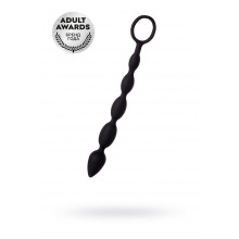 Анальная цепочка Toyfa A-Toys Dang, силикон, черный, 27,6 см