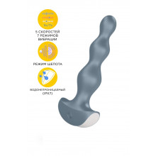 Анальная виброелочка Lolli-Plug 2 Satisfyer, серая
