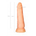 Реалистичный фаллоимитатор A-Toys by TOYFA Ramp, TPE, телесный, 18 см