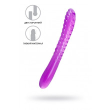 Двусторонний фаллоимитатор A-Toys by Toyfa Frica, TPE, фиолетовый, 23 см