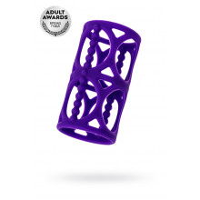 Насадка на пенис Toyfa A-Toys, силикон, фиолетовый, 7,5 см