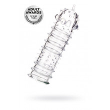 Насадка на пенис Toyfa A-Toys Tark, TPR, прозрачный, 15,3 см