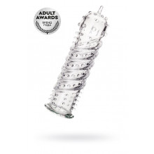 Насадка на пенис Toyfa A-Toys, TPR, прозрачный, 15,3 см