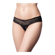 Трусы Eromantica, Juno, с доступом, черные, 44-46