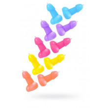 Набор свечи Pecado «Мини-пенис», 10 шт.