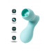 Вакуумный стимулятор клитора с язычком Jos Dingo, силикон, голубой, 9,5 см