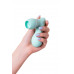 Вакуумный стимулятор клитора с язычком Jos Dingo, силикон, голубой, 9,5 см
