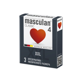 Презервативы Masculan XXL увеличенного размера, 3шт.