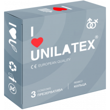 Презервативы ребристые Unilatex Ribbed 3 шт