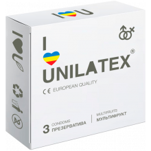 Презервативы фруктовые Unilatex Multifruits 3 шт