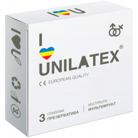 Презервативы фруктовые Unilatex Multifruits 3 шт
