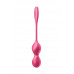 Вагинальные шарики с вибрацией Satisfyer Love Birds 2 Connect App, с пультом ДУ, красный, 22,2 см