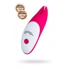 Вибромассажер Jos Twiggy, силикон, розовый, 12 см