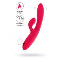 Вибратор с вакуум-волновой стимуляцией Jos Enila, силикон, розовый, 23 см