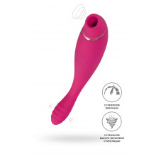 Вибратор Jos Danvi с вакуум-волновой стимуляцией, 21,5 см