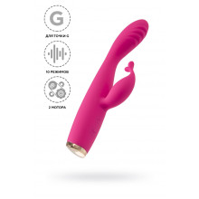 Вибратор для точки G с клиторальной стимуляцией Let it G, G-Hawker,19,5 см
