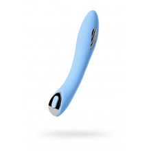 Вибратор с электростимуляцией Physics Tesla G-Point, силикон, голубой, 21 см