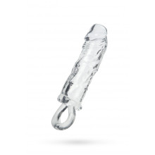 Насадка Toyfa XLover Increase+ для увеличения размера, с кольцом,  TPE, прозрачная, 14 см